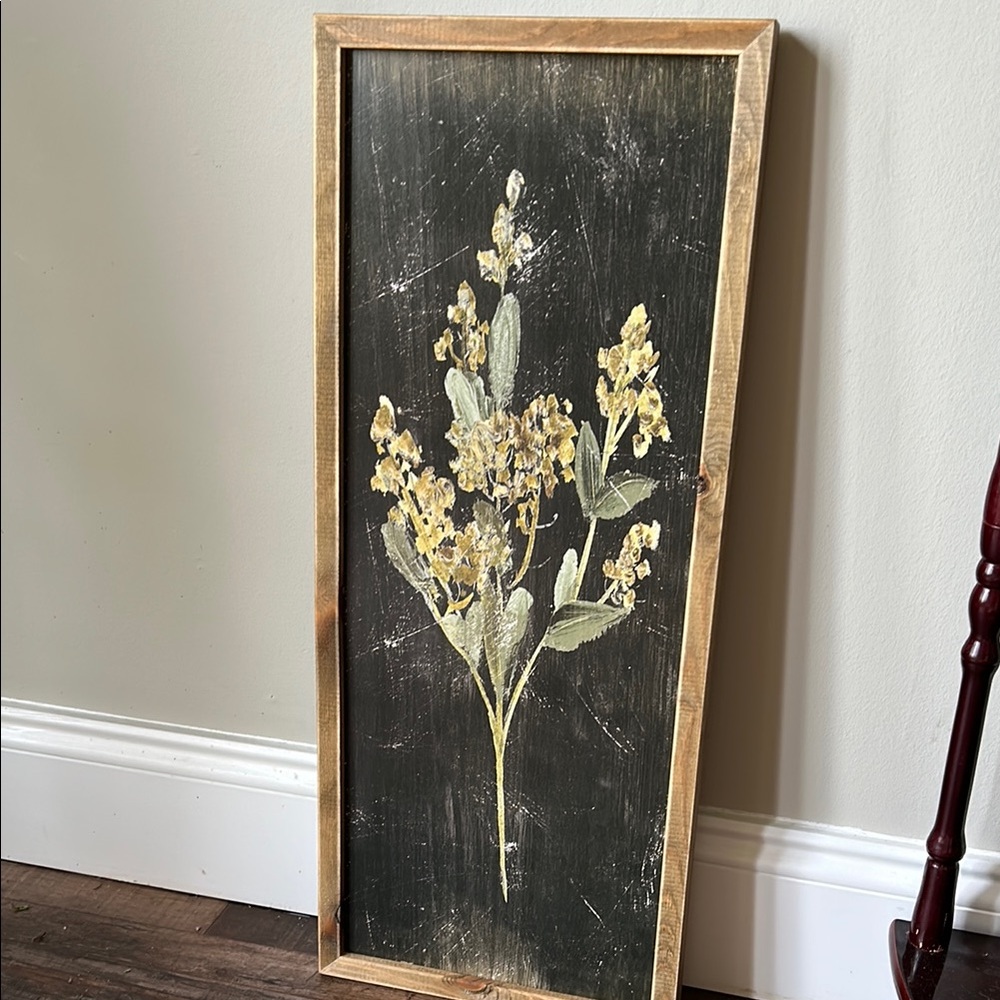 Hobby Lobby Yellow and Green Botanical Wall Decor